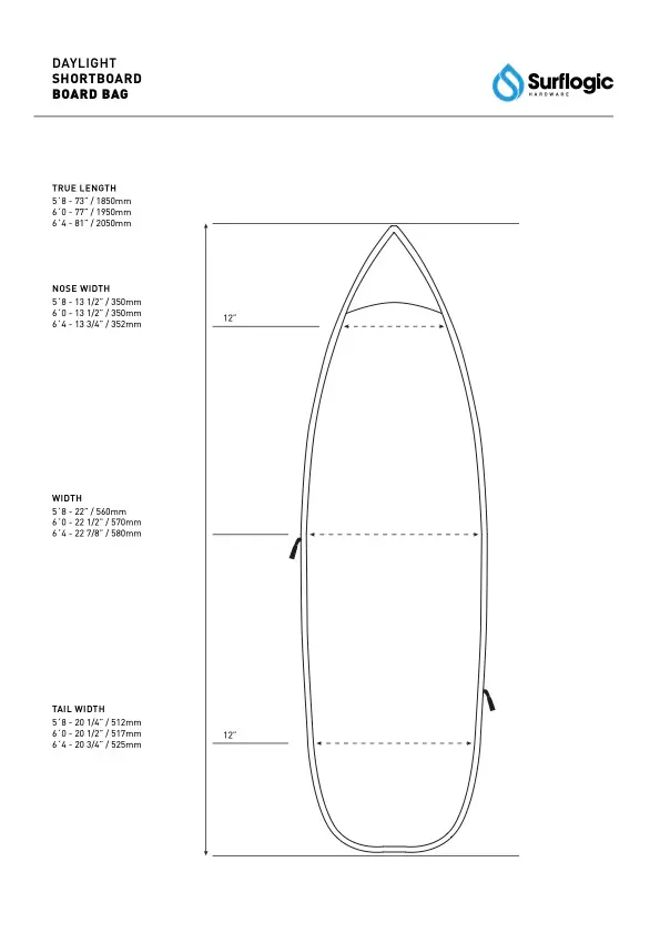 Daylight Shortboard board bag_sizes.webp