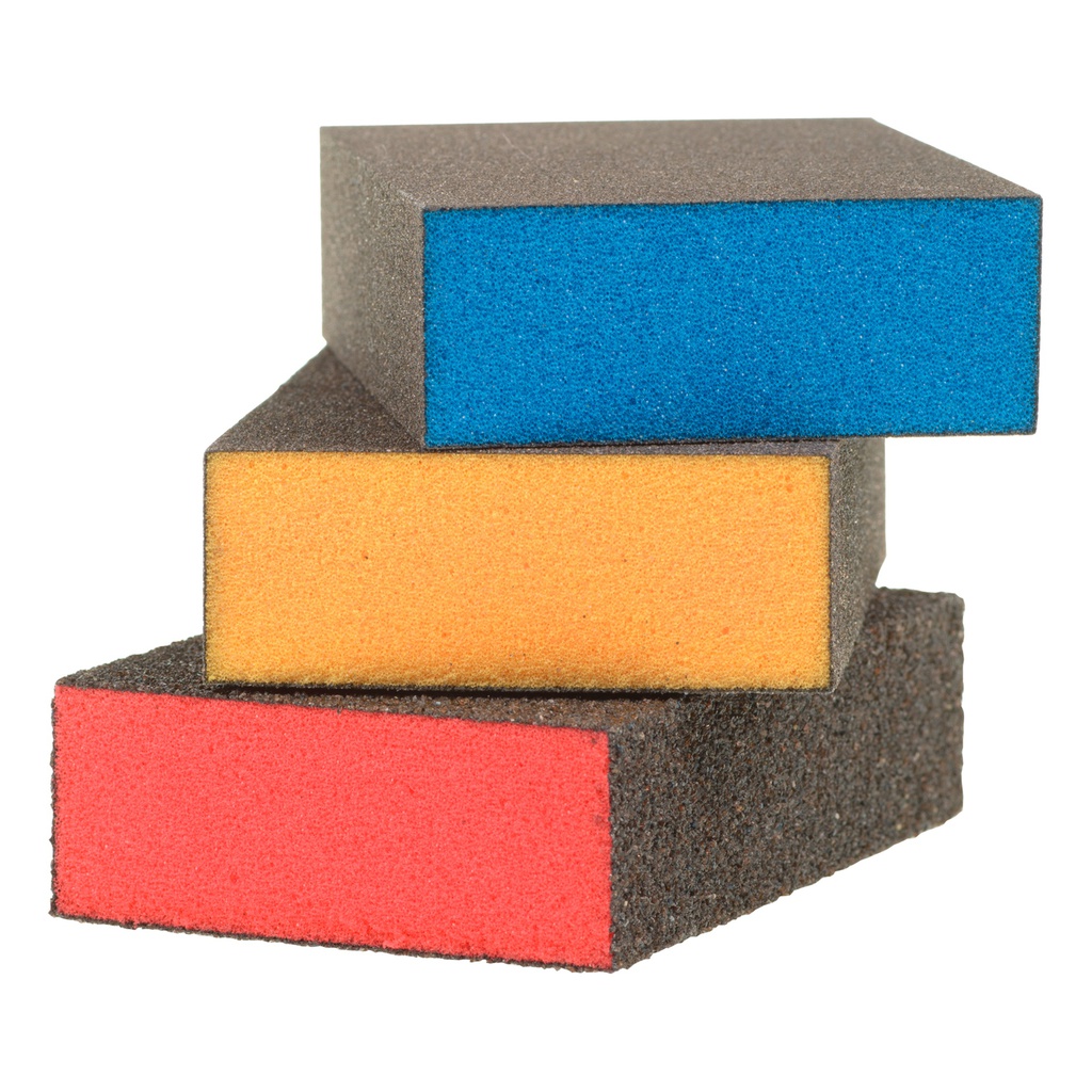 Display esponja taco abrasiva amarillo 60/medio