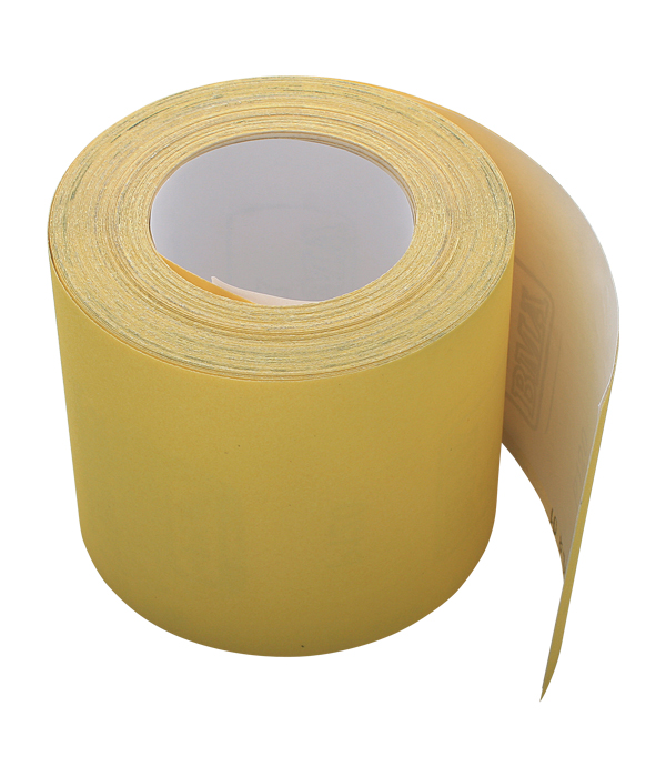 Rollo papel abrasivo corindón amarillo 115 mm x 25 m grano 80