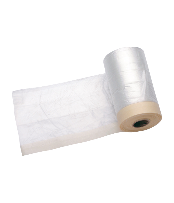 Rollo plástico con cinta adhesiva 350 mm x 22,5 m