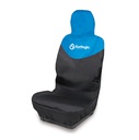 Funda asiento coche individual negro & cyan
