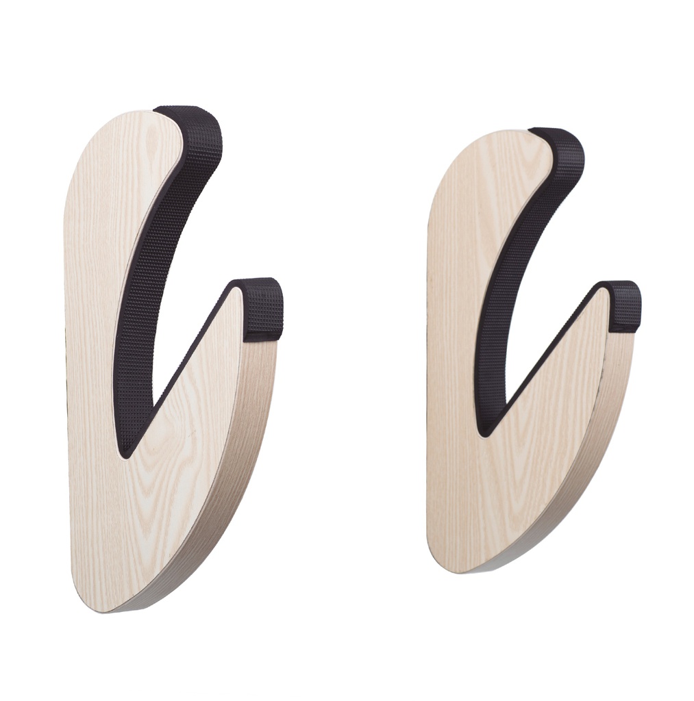 Wooden Surfboard wall rack