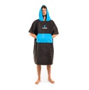 Poncho negro & azul