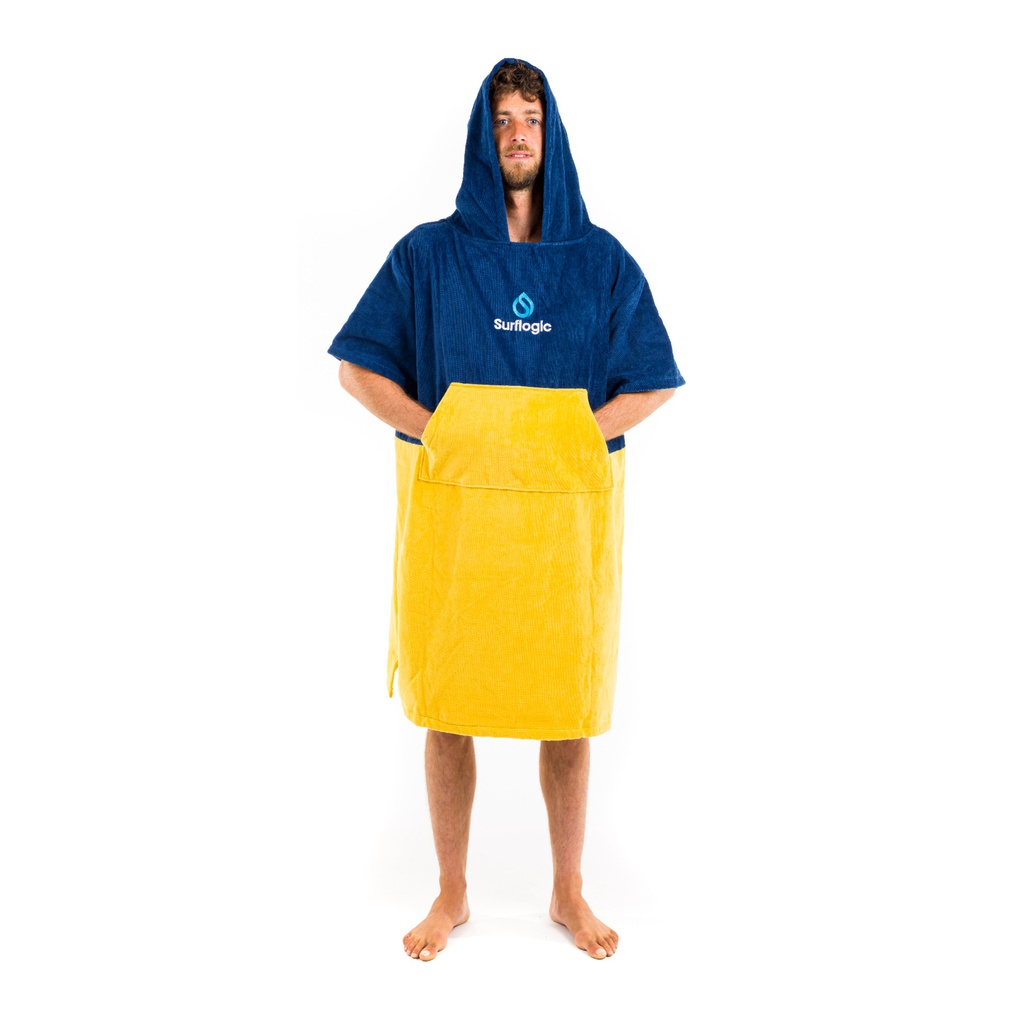 Poncho marino & amarillo
