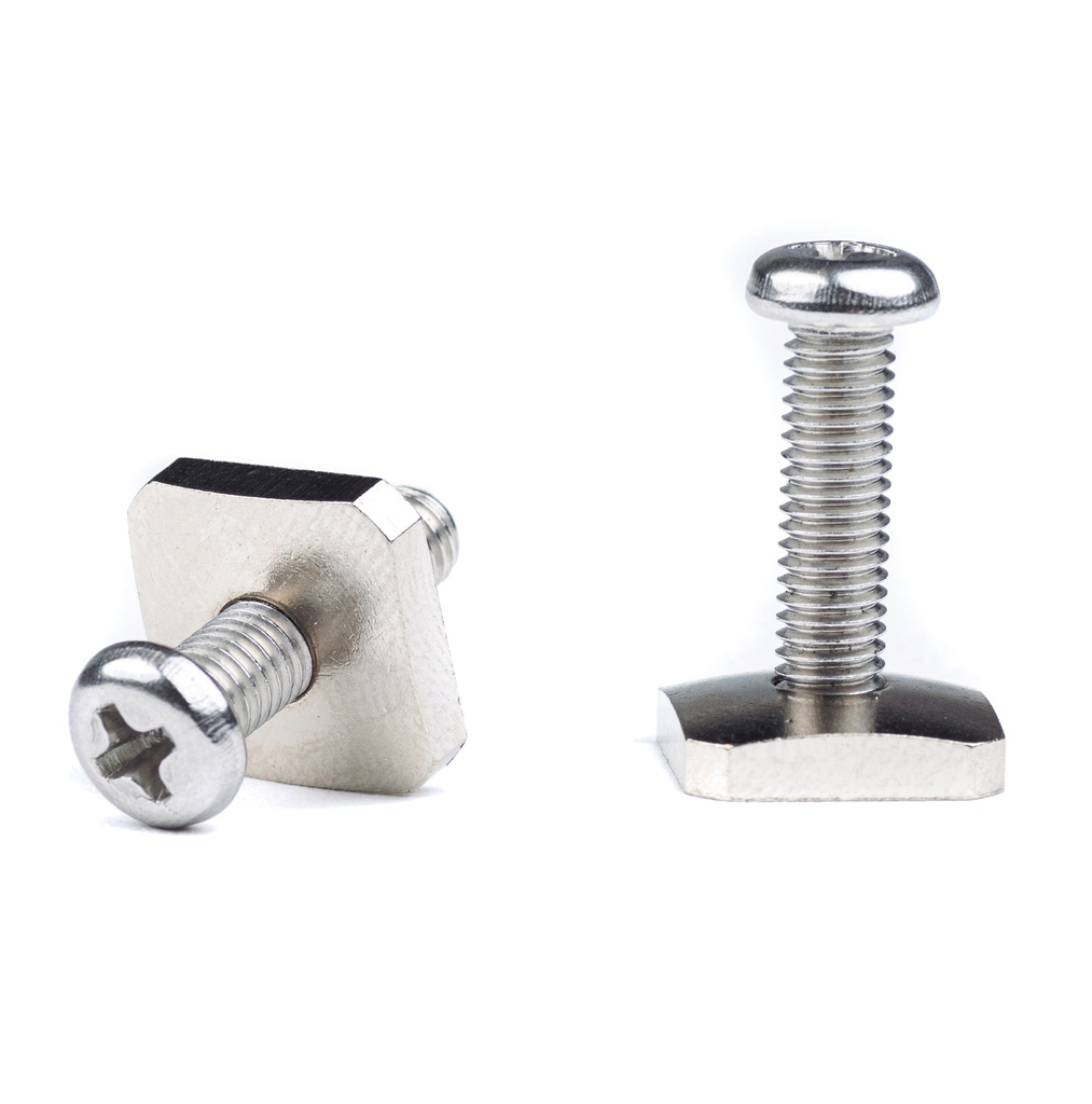 Longboard cross head fin screw