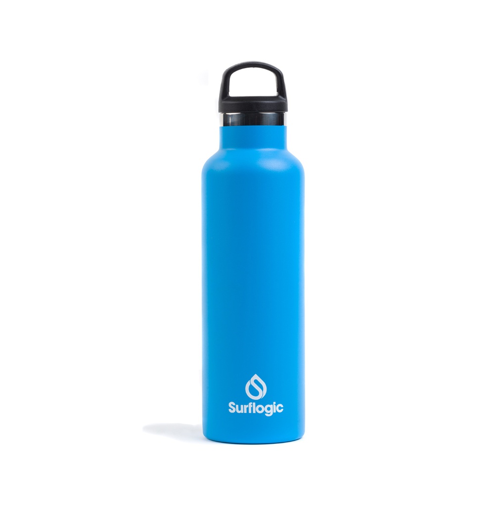 Bottle standard mouth 600ml (21oz) cyan