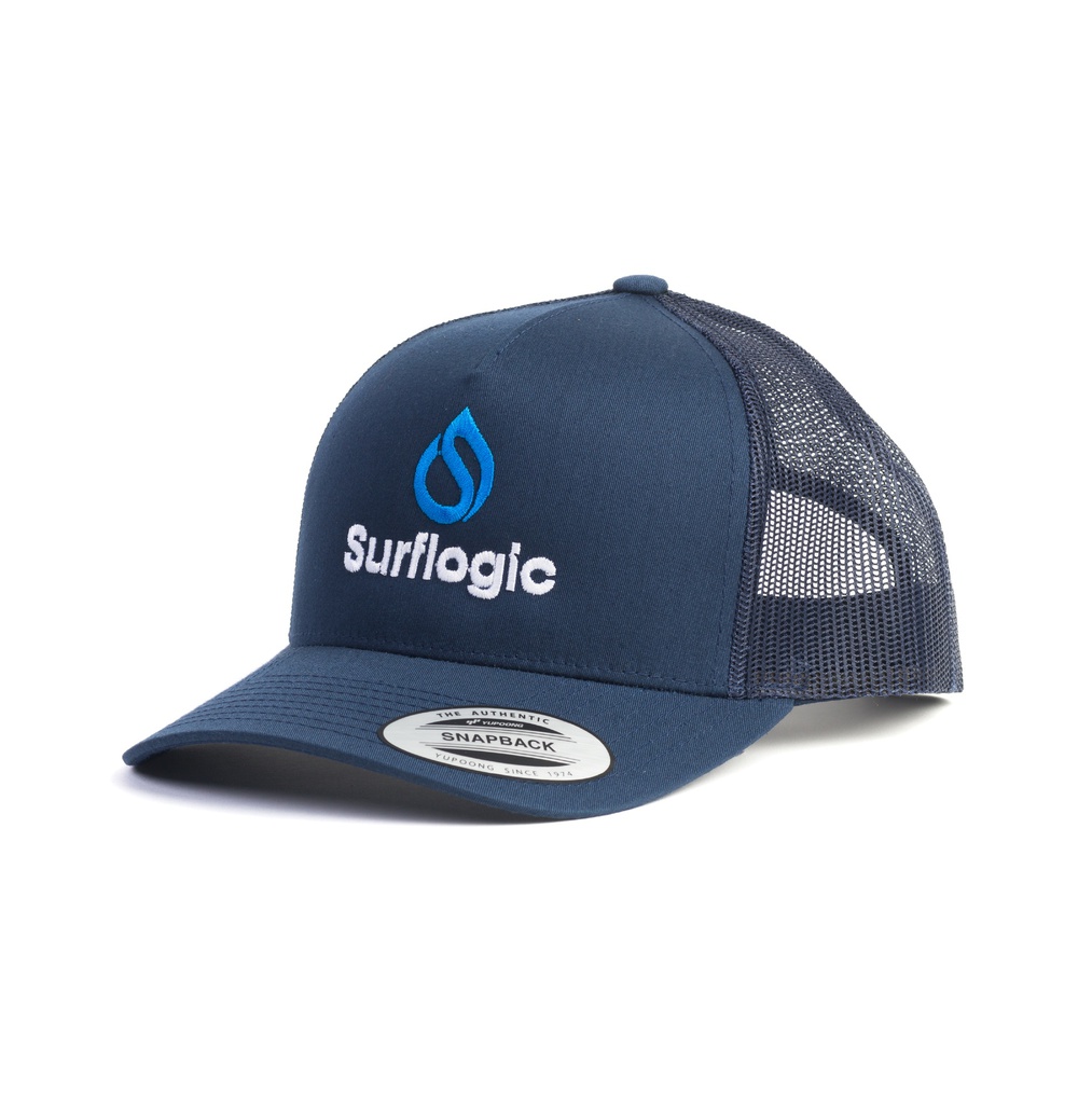Gorra curve trucker SFL azul marino