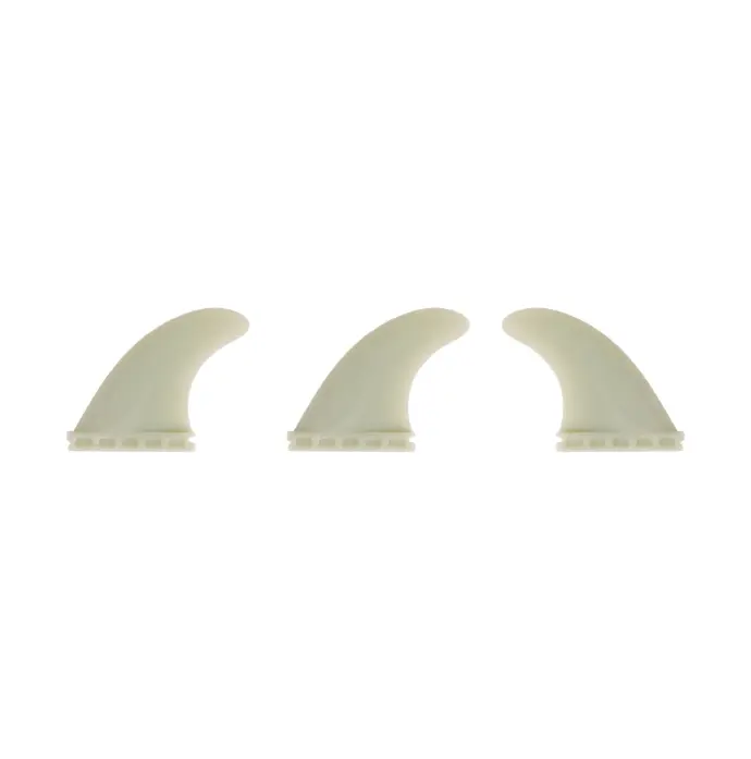 Dérives Thruster fin set Standard - Single tab - clear