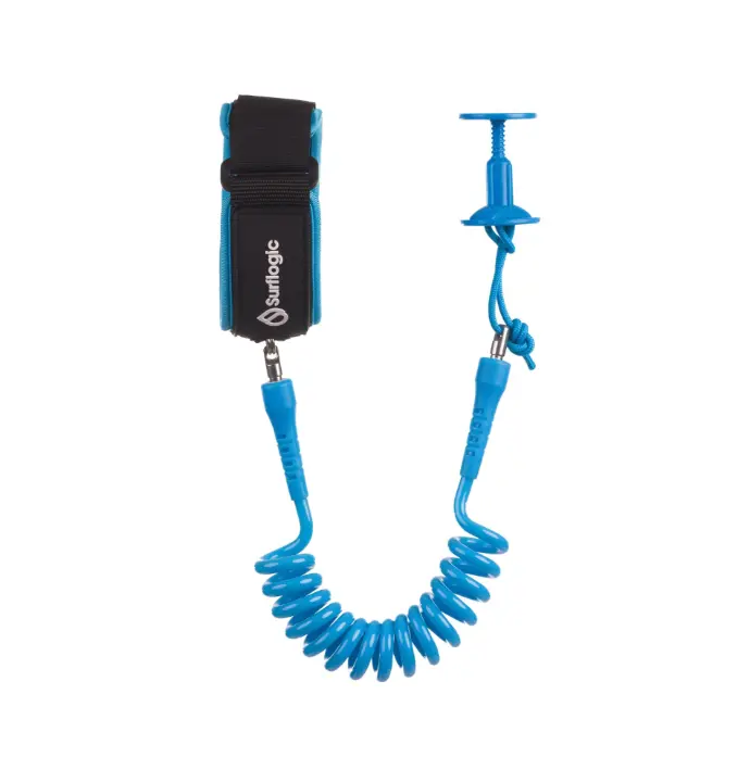 Invento leash bodyboard coil bicep cyan