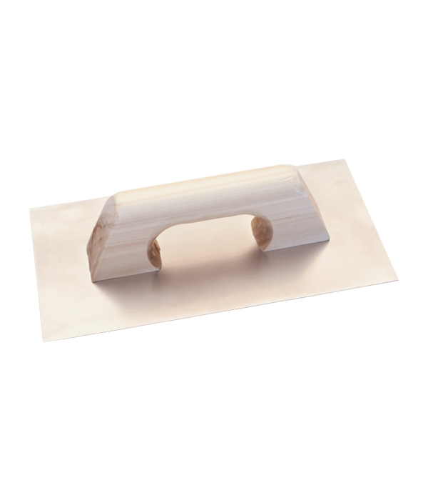Llana albañil inox. rectangular mango madera 300x150 mm