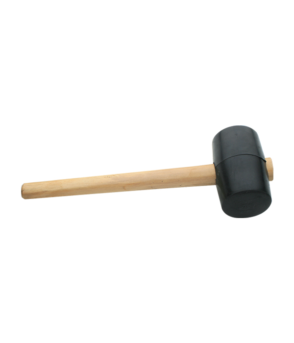 Maza de caucho negro Ø60mm  500g