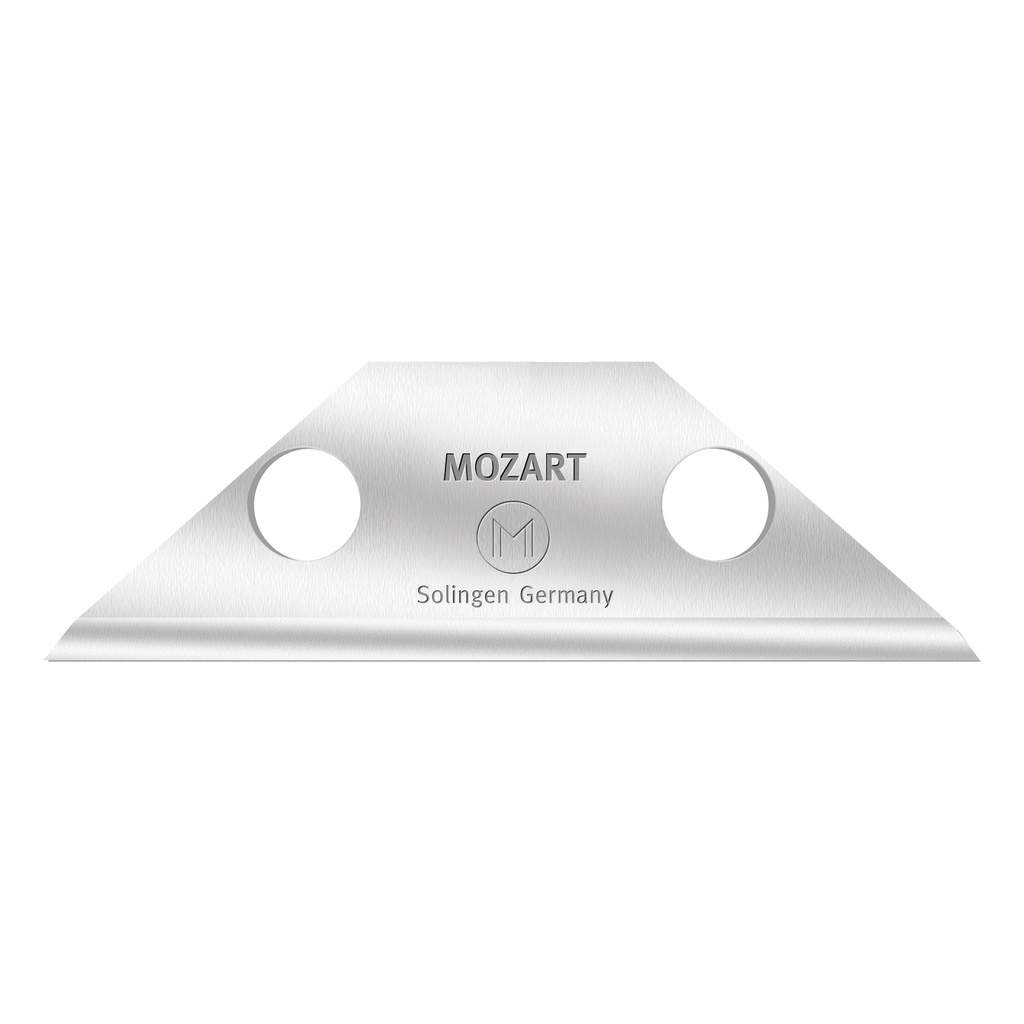 Hoja trapezoidal 2 agujeros laterales 60,00x20,00x0,50 mm
