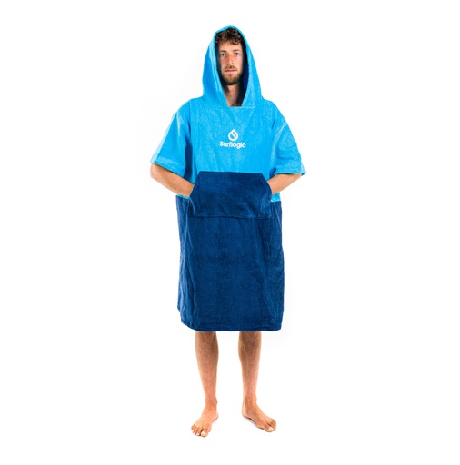 [59805] Poncho azul & marino