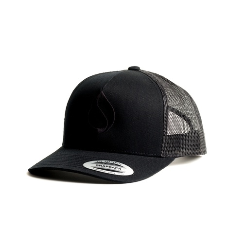 [59916] Gorra curve trucker Drop  black