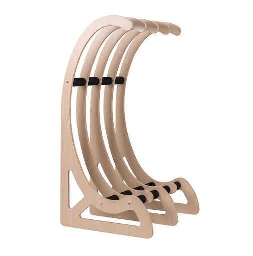 [80405] Wooden free standing surfboard rack