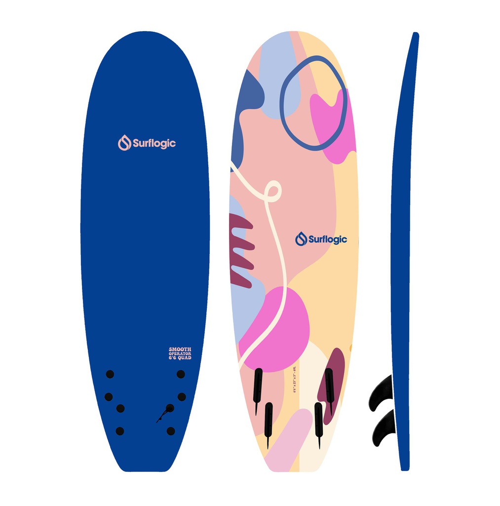 Softboard Smooth operator 6'6 Quad | Surflogic