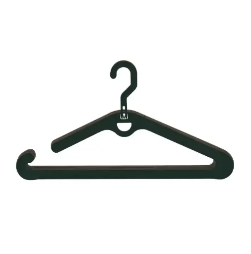 [80204] Percha traje negra