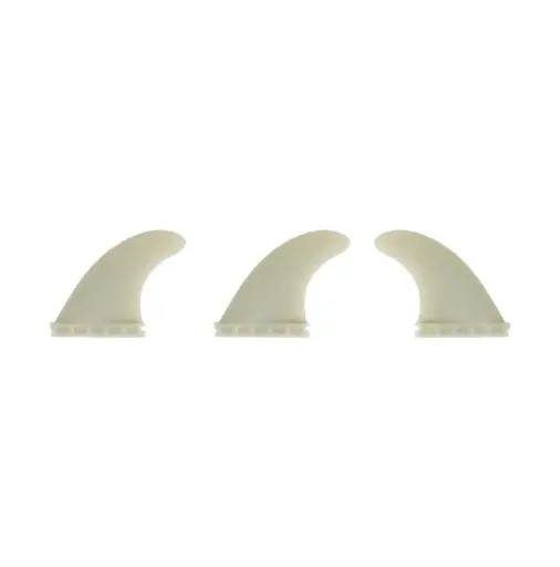[81001] Dérives Thruster fin set Standard - Single tab - clear