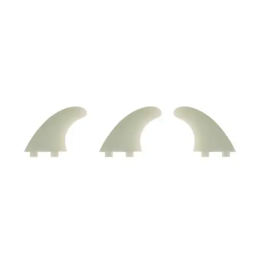 [81003] Thruster fin set Standard - Dual tab - clear