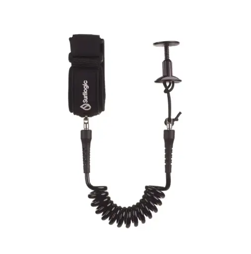 [81301] Leash bodyboard coil bicep noir
