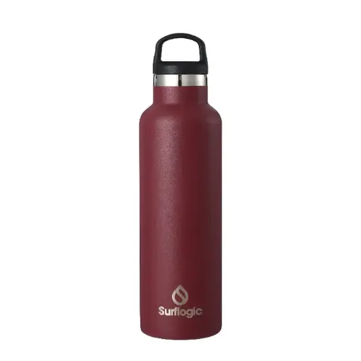 [81604] Insulated bottle 600ml (21oz) burgundy