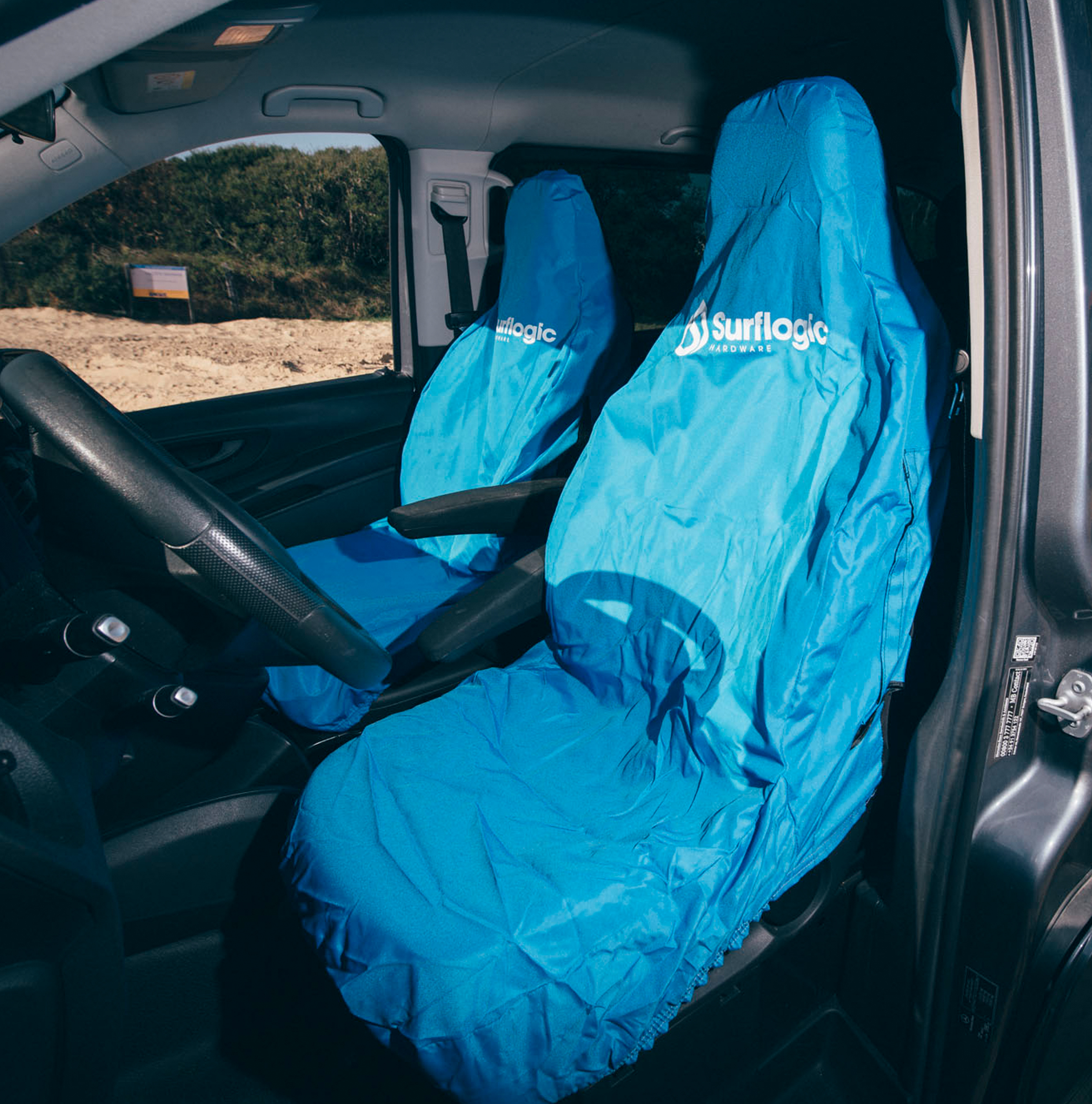 Blue 2022 Surflogic Waterproof Car Van Seat Cover 
